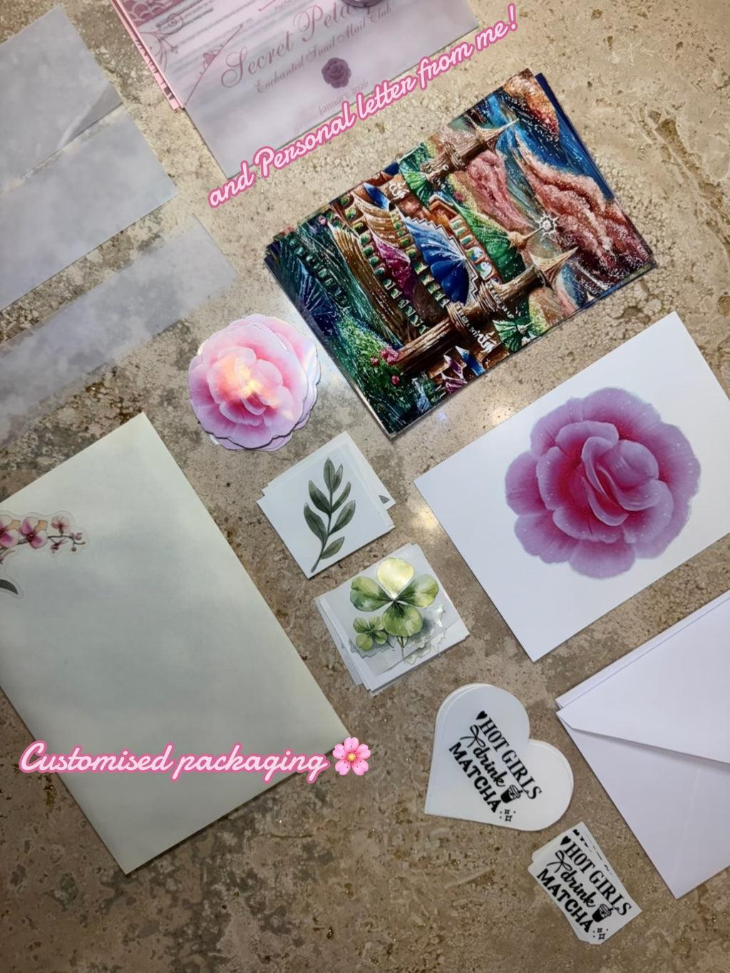 Secret Petal Post Enchanted Snail Mail Club