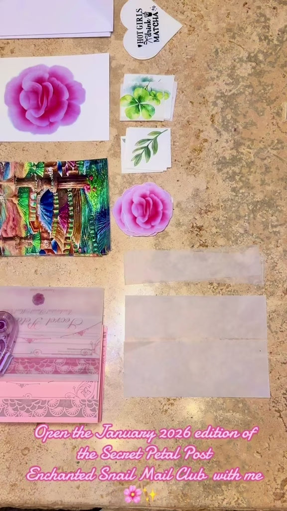 Secret Petal Post Enchanted Snail Mail Club