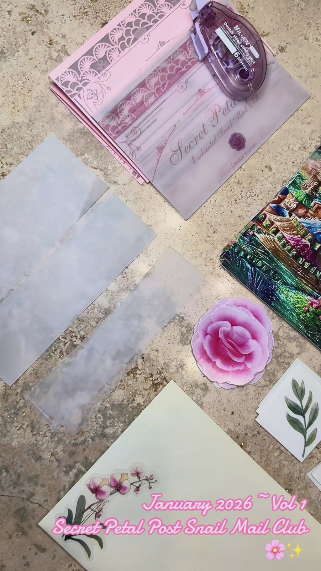 Secret Petal Post Enchanted Snail Mail Club