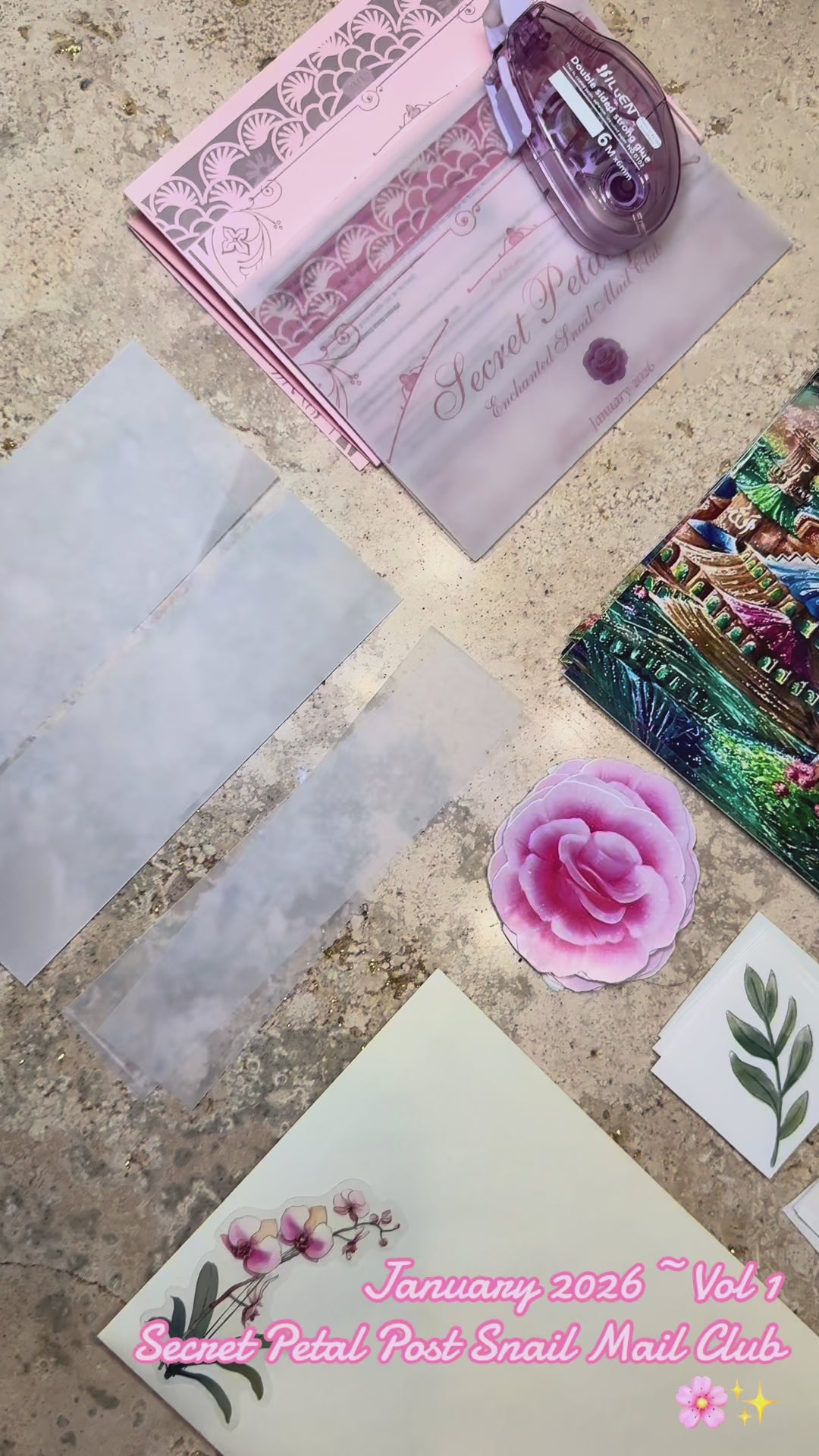 Secret Petal Post Enchanted Snail Mail Club